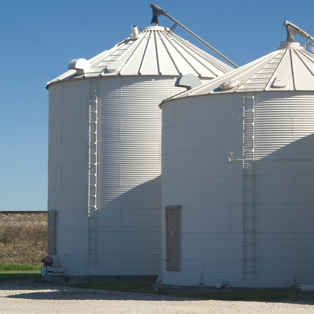 Construction Industry Specialty Coatings And Metal Laminates Metal Agricultural Farm Silos